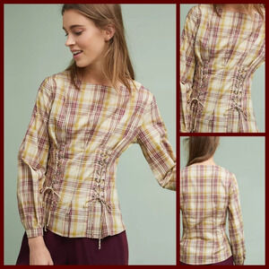Gingham‎ Corseted Top Guest Editor